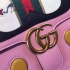 Gucci Marmont leather shoulder bag black